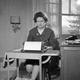 Carson, posing at her Washington home in 1963.